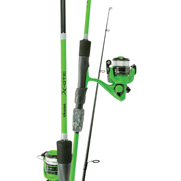 KIT CAÑA + CARRETE OKUMA X-OTIC 2 TRAMOS, 180CM1