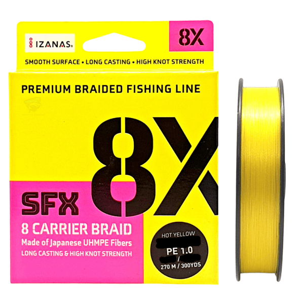 MULTIFILAMENTO SFX 8X HOT YELLOW -270MTS-1