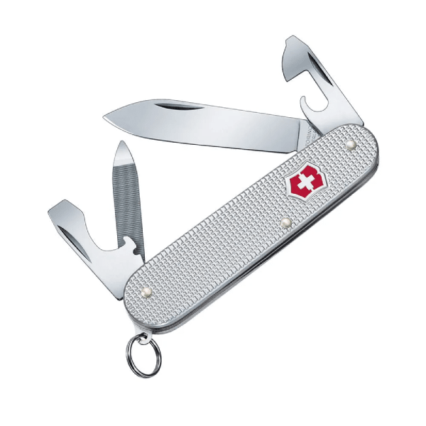 NAVAJA VICTORINOX CADET ALOX COLOR PLATA1