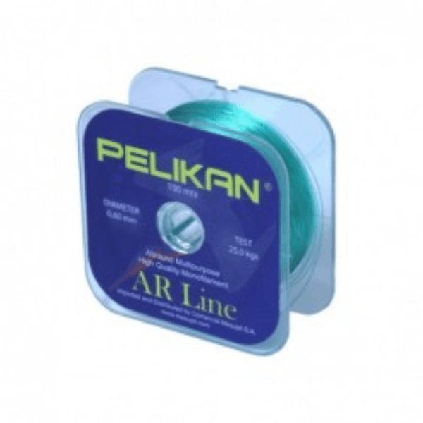 NYLON/ MONOFILAMENTO PELIKAN AR LINE, VERDE  Ø 0.20MM2