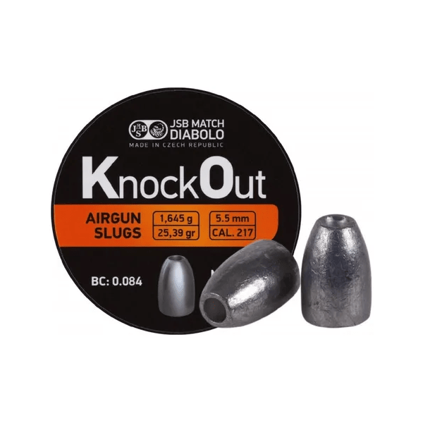 LATA DE POSTONES JSB KNOCKOUT AIRGUNS SLUG, UNI. 2001