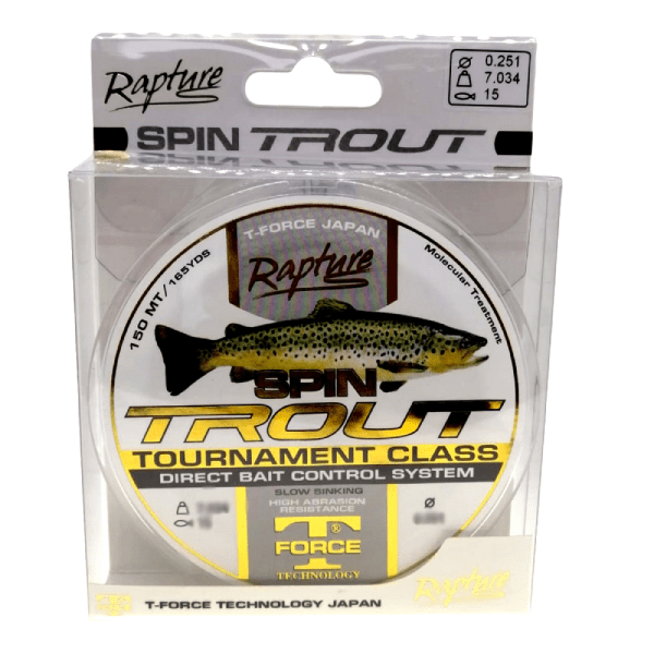 NYLON/ MONOFILLAMENTO RAPTURE SPIN TROUT TOURNAMENT CLASS, Ø 0.181MM, 150MTS1