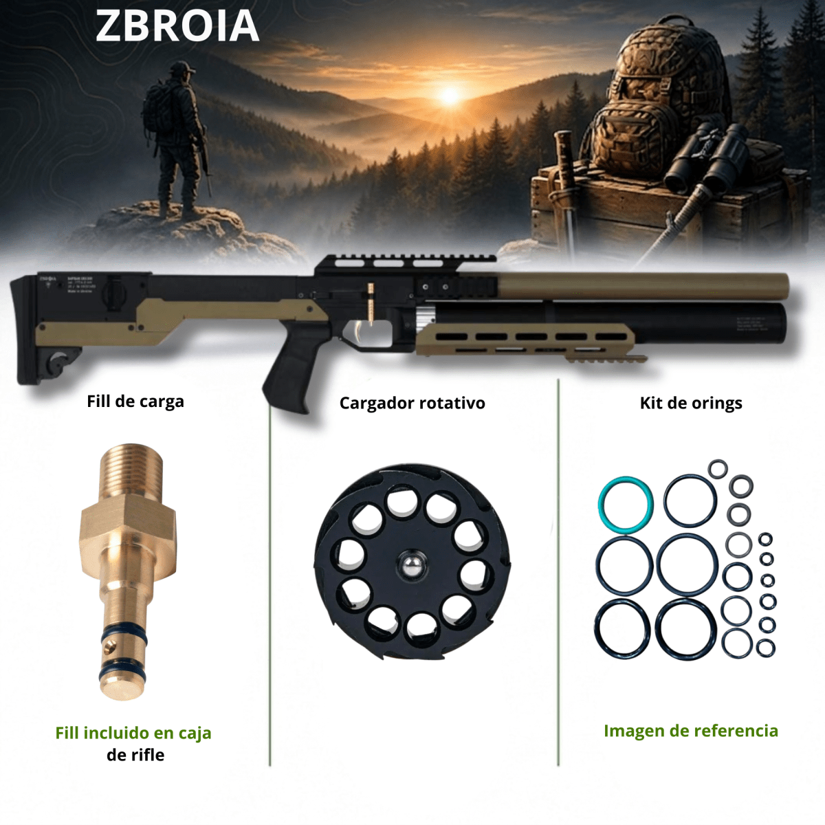 RIFLE ZBROIA SAPSAN TAC-M1