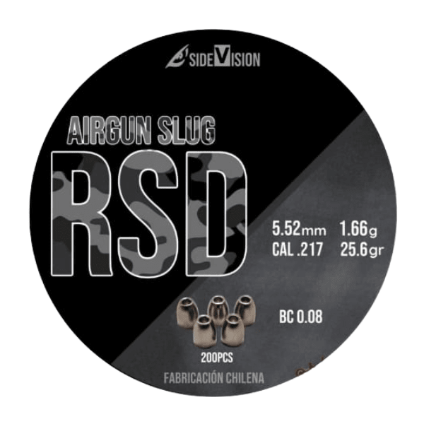 SLUG RSD 5.52mm - 25.6gr | CAL .217 - 1.66g - BC 0.081