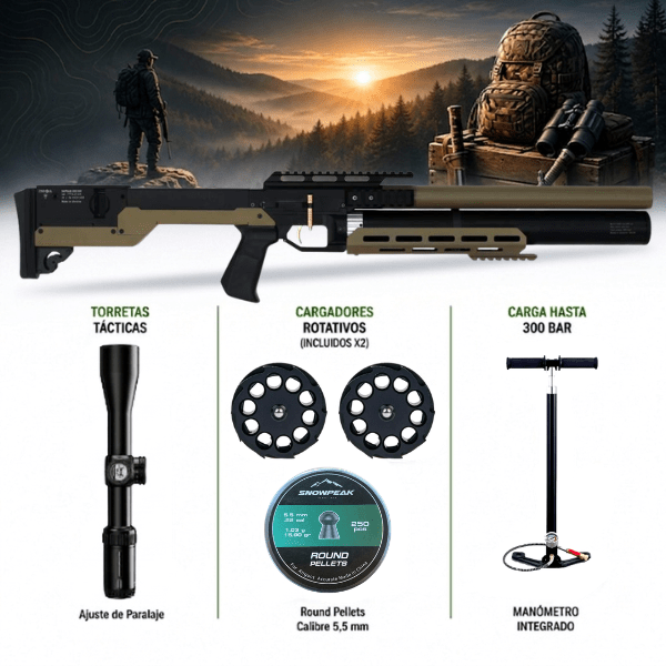 RIFLE ZBROIA SAPSAN TAC-M KIT COMPLETO1