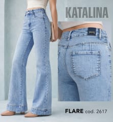 Jeans KJ 2617 flare celeste