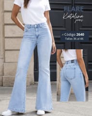Jeans KJ 2640 flare celeste