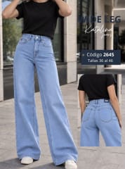 Jeans KJ 2645 Wide leg celeste 0