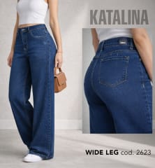 Jeans KJ 2623 wide leg azul