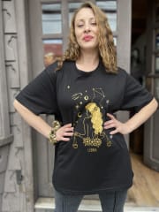 Polera Astrea zodiaco Libra manga corta