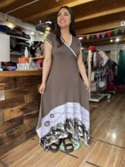 Maxi vestido kisu Sevilla cafe 0