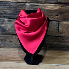 Pañuelo seda 70*70 cms rojo