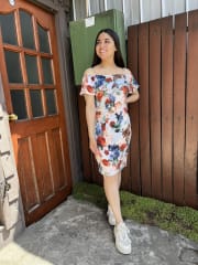 Vestido rumba estampado floral