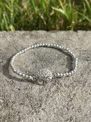 Pulsera plata 925 arbol de la vida elasticada 1