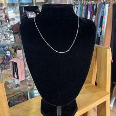 Cadena plata 925 veneciana pelotitas 44 cms 0