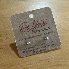 Aros plata 925 pegados pepitas