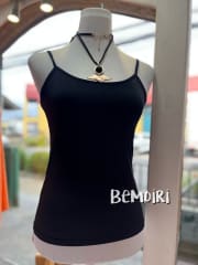 Polera basica pabilo negro