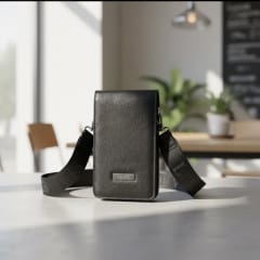 Porta celular tarjetero Lilas negro