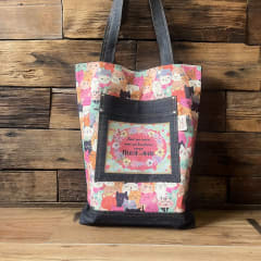 Tote Bag Educar es amar mundo de gatitos 0