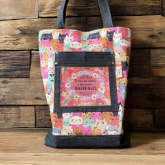 Tote Bag Tu vocacion inspira mundo gatitos