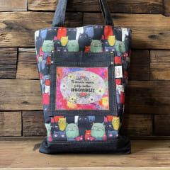 Tote Bag Tu vocacion inspira mundo gatitos negros 0