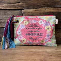Estuche XL tu vocacion inspira y deja huellas imborrables fucsia