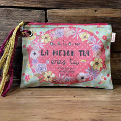 Estuche XL aeiuo la mejor TIA eres tú fucsia 0