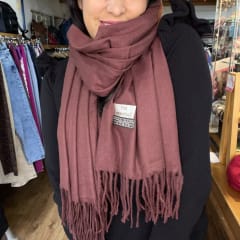 Bufanda cashmere chocolate