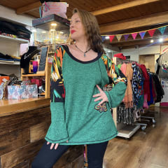 Poleron Kisu Pelu verde