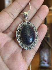 Colgante plata 925 lapislazuli Afganistan 0