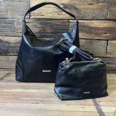 Cartera Lilás maxi negro + mini cartera 0