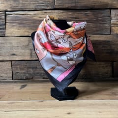Pañuelo seda 70*70 cms gatitos queen multitud 0