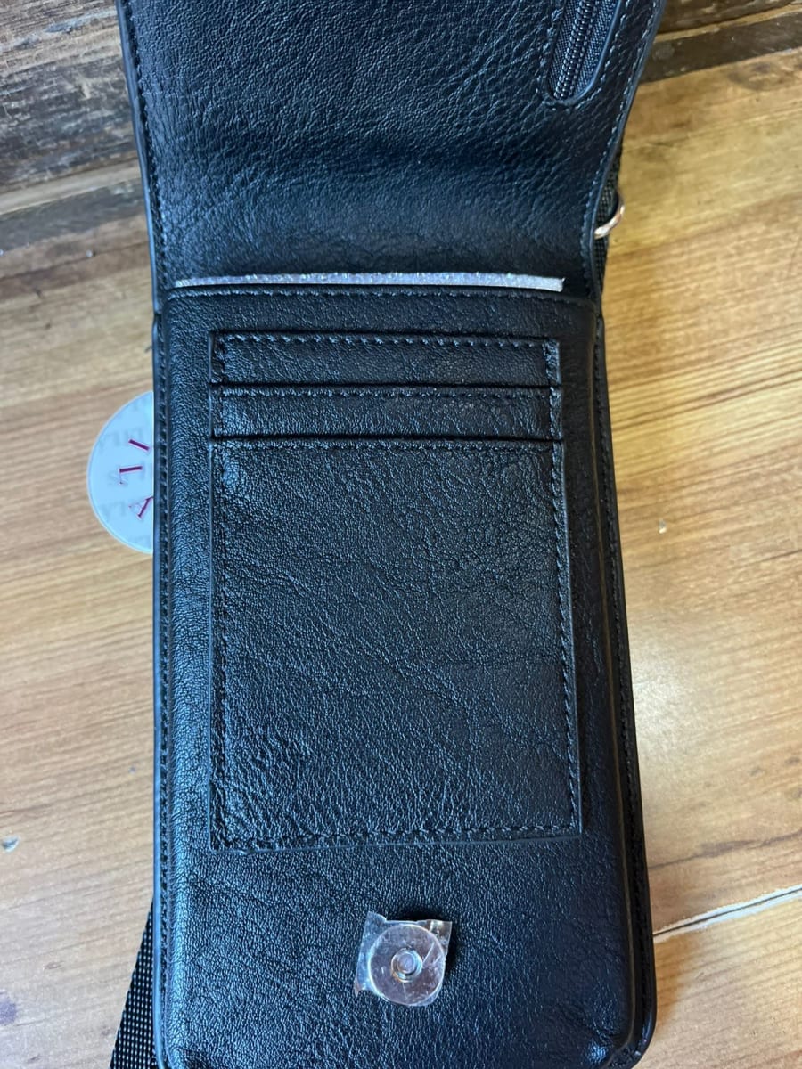 Porta celular tarjetero Lilas negro3