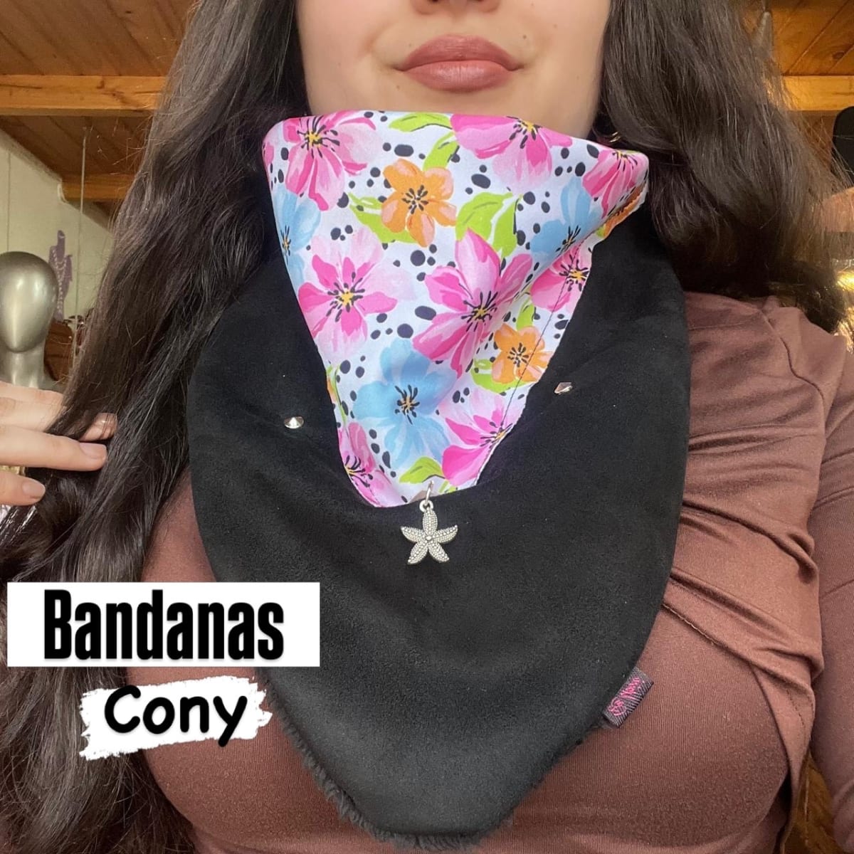 Bandana Cony chiporro con dijes variedad de colores1