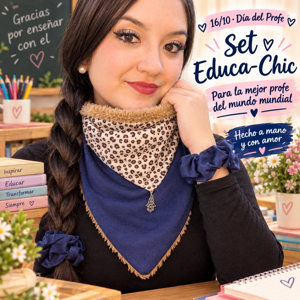 Set Educa Chic azul7
