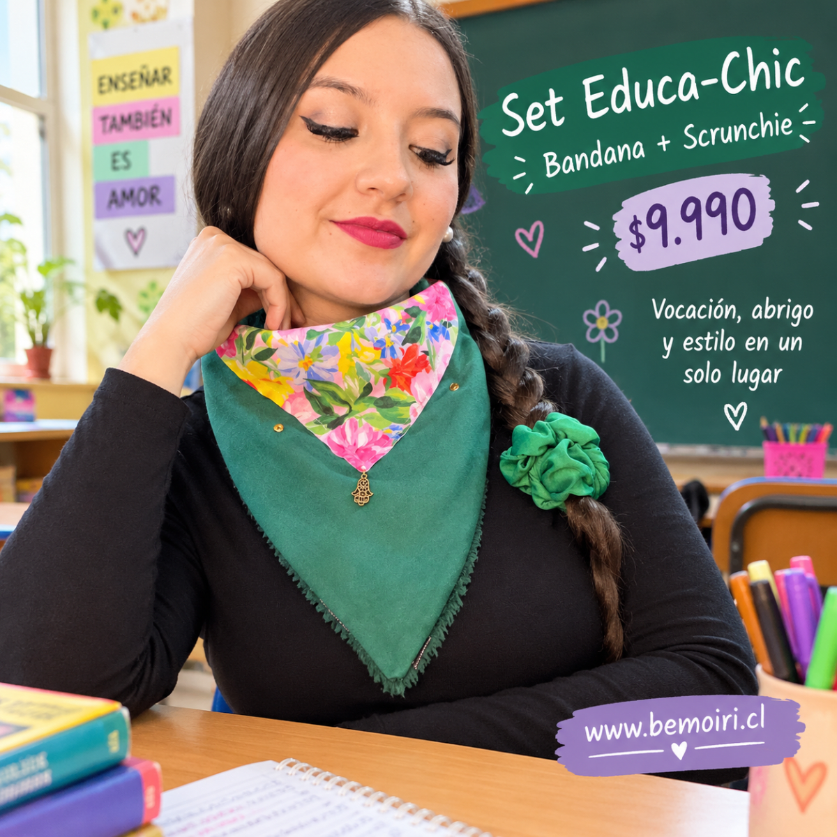 Set Educa Chic verde3
