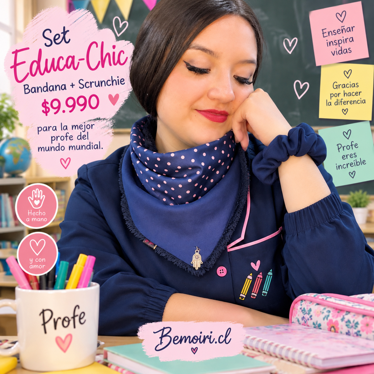 Set Educa Chic azul1