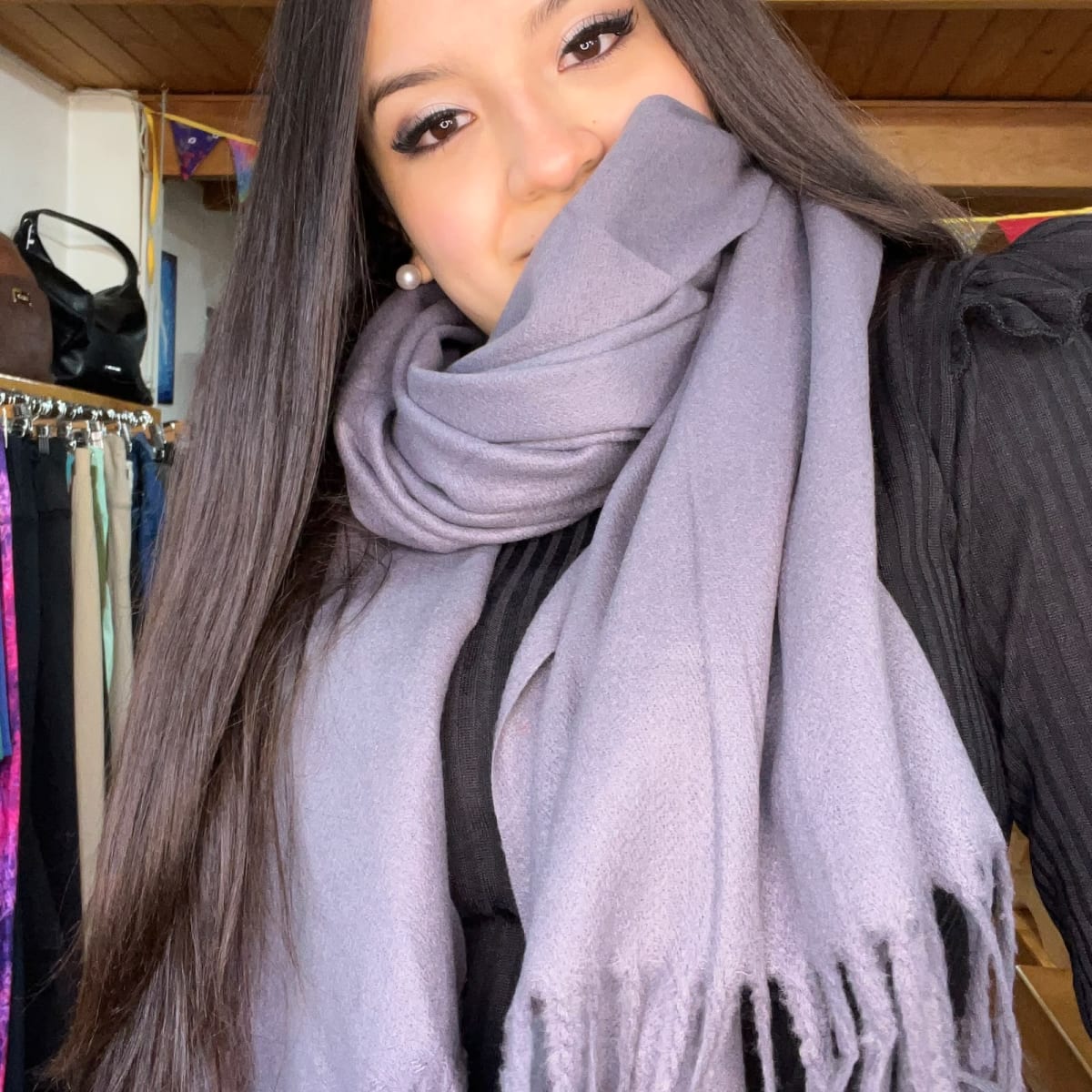 Bufanda cashmere Italy gris3