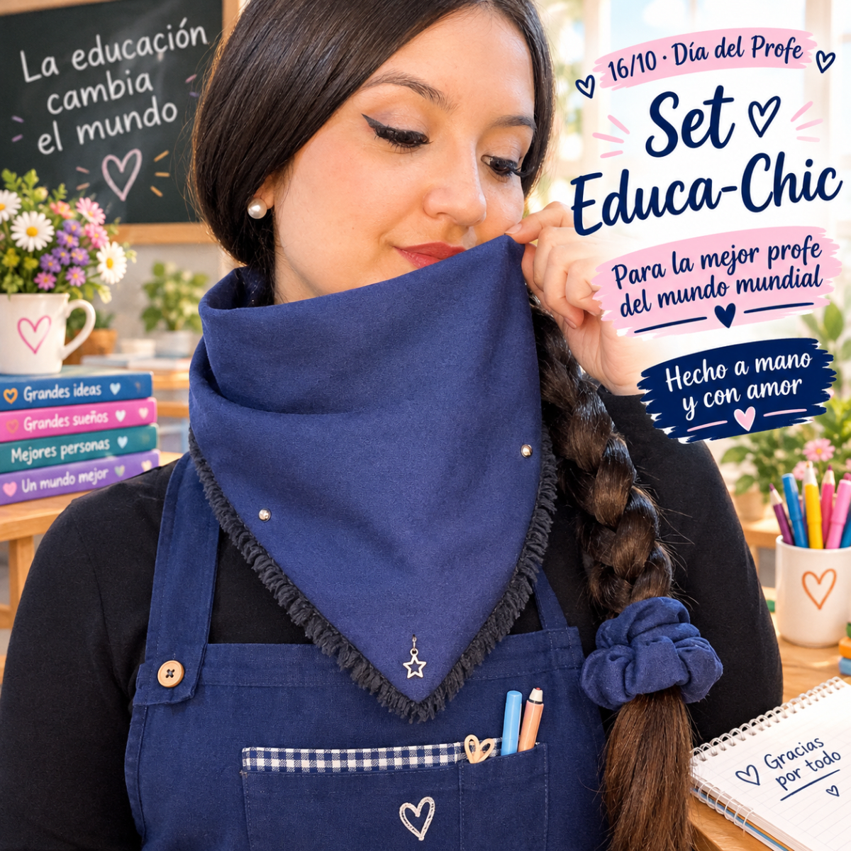 Set Educa Chic azul13
