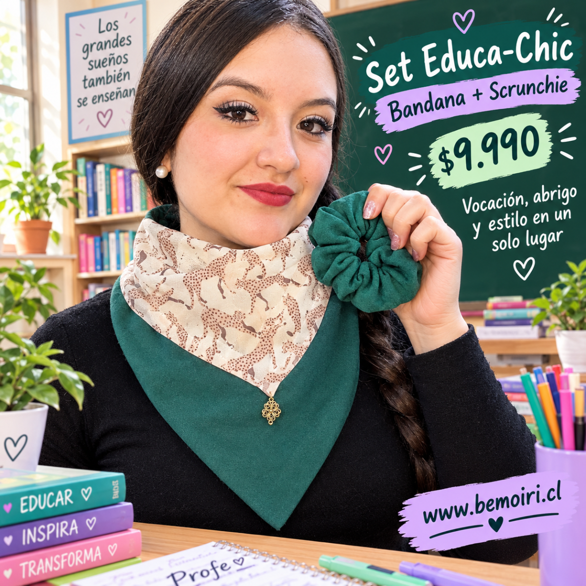 Set Educa Chic verde9