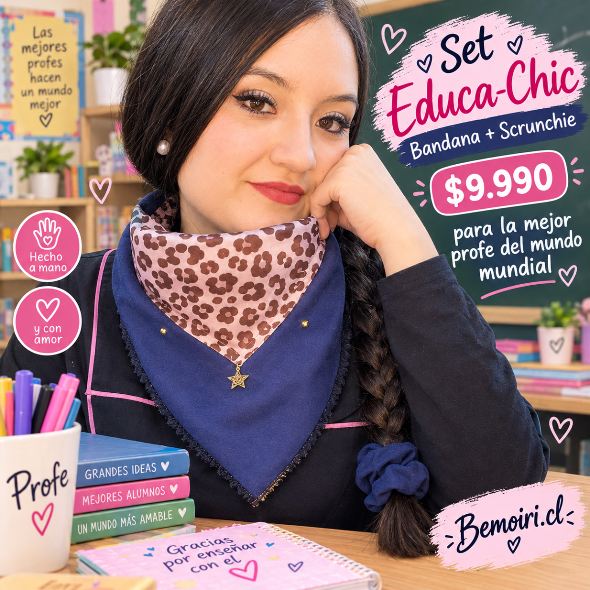 Set Educa Chic azul4