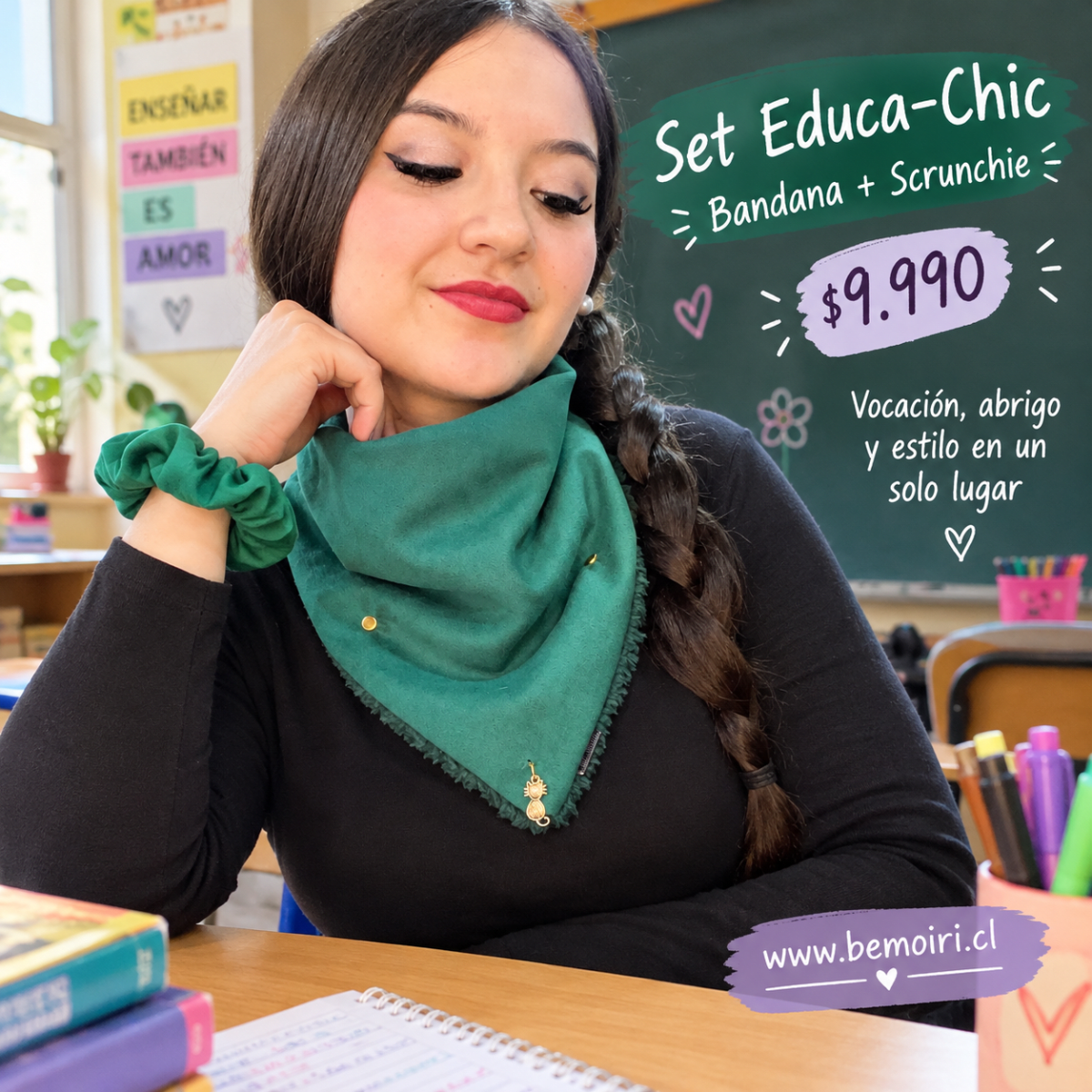Set Educa Chic verde2