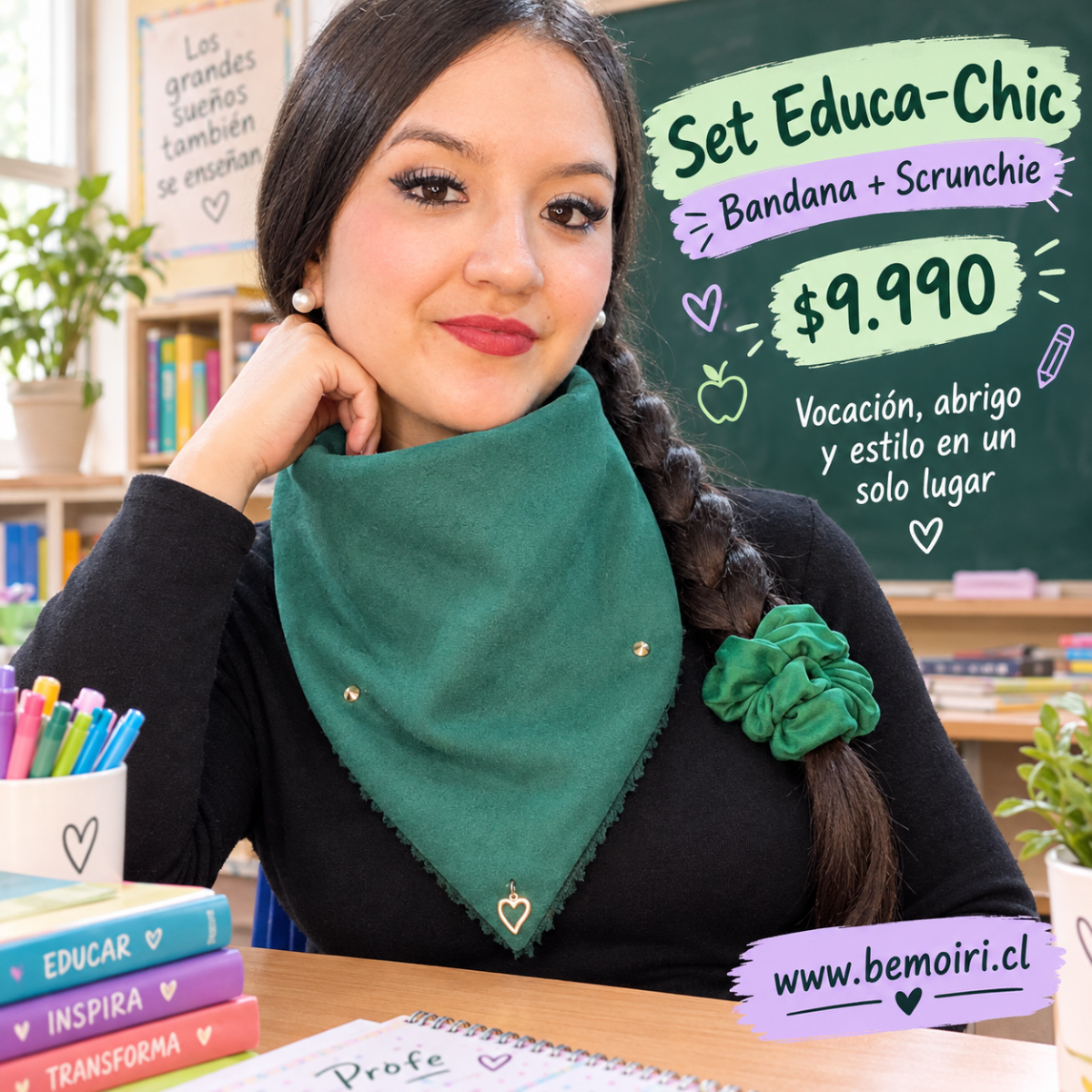 Set Educa Chic verde7