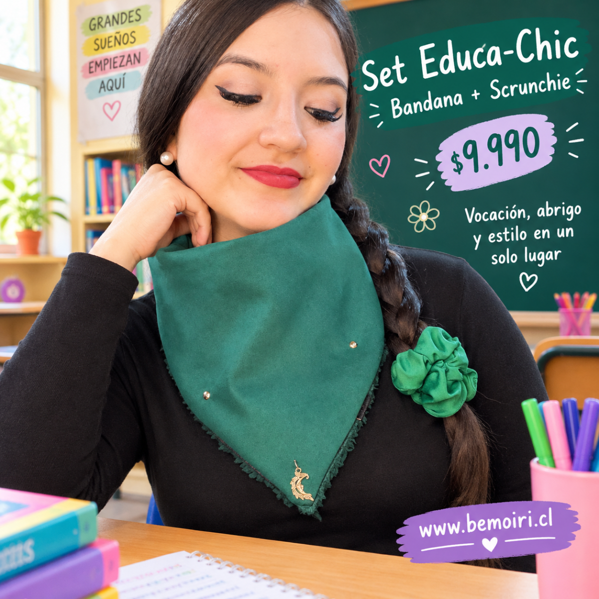 Set Educa Chic verde6