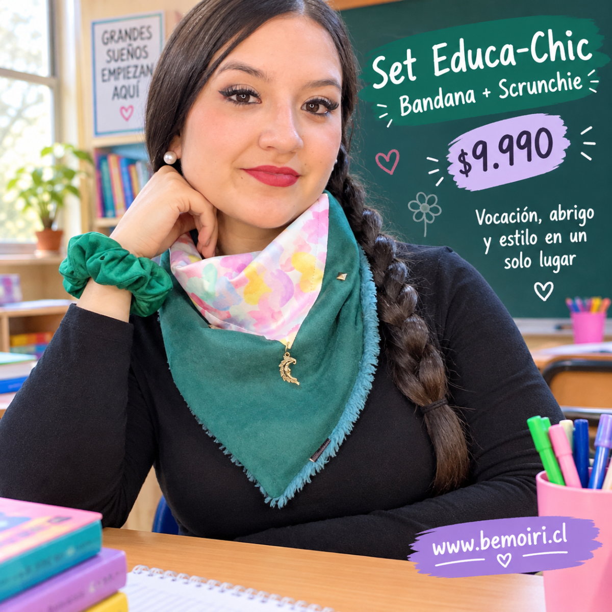 Set Educa Chic verde4