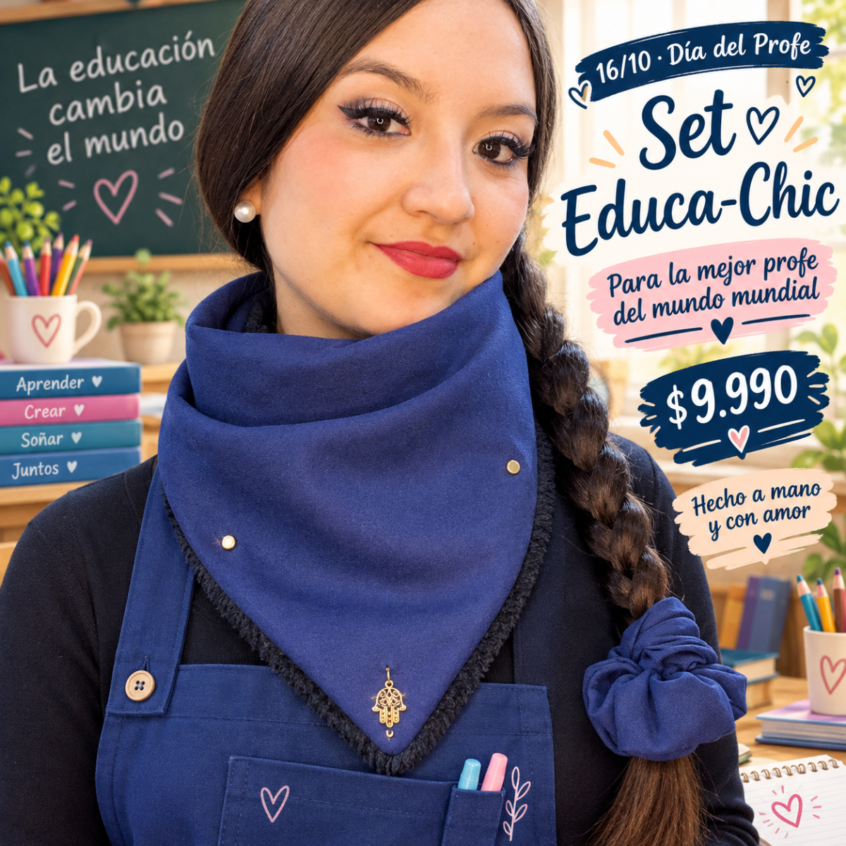 Set Educa Chic azul14