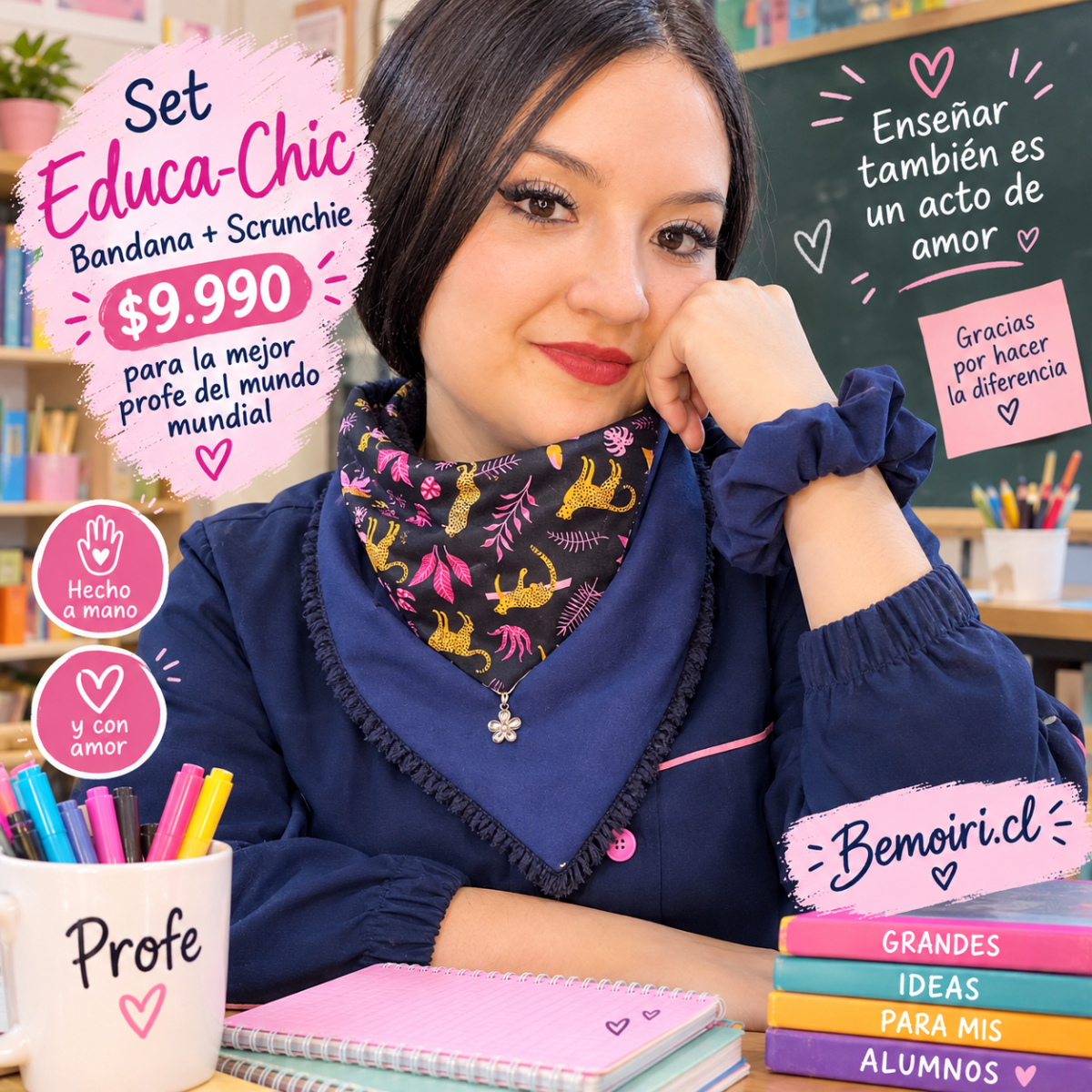 Set Educa Chic azul2
