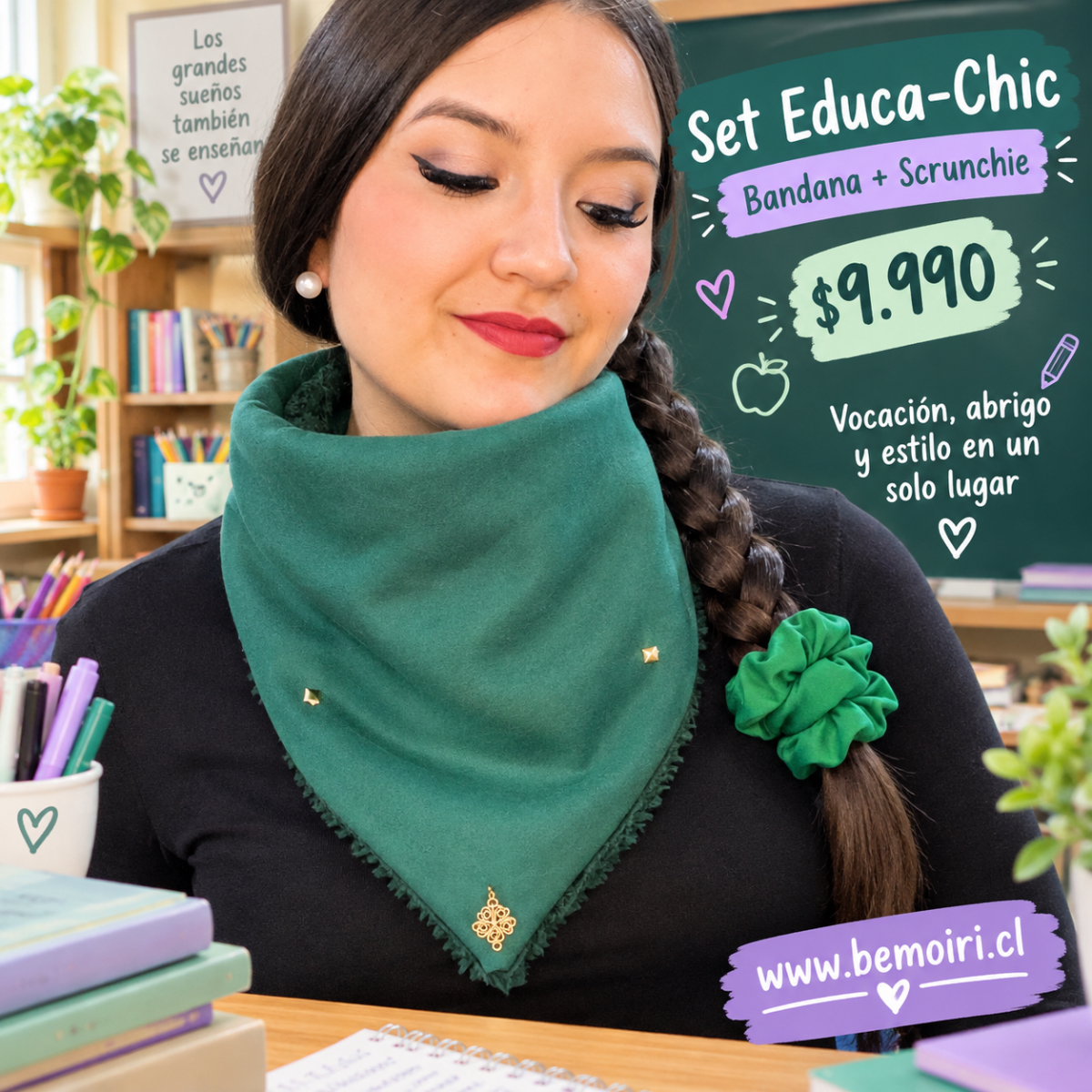 Set Educa Chic verde10