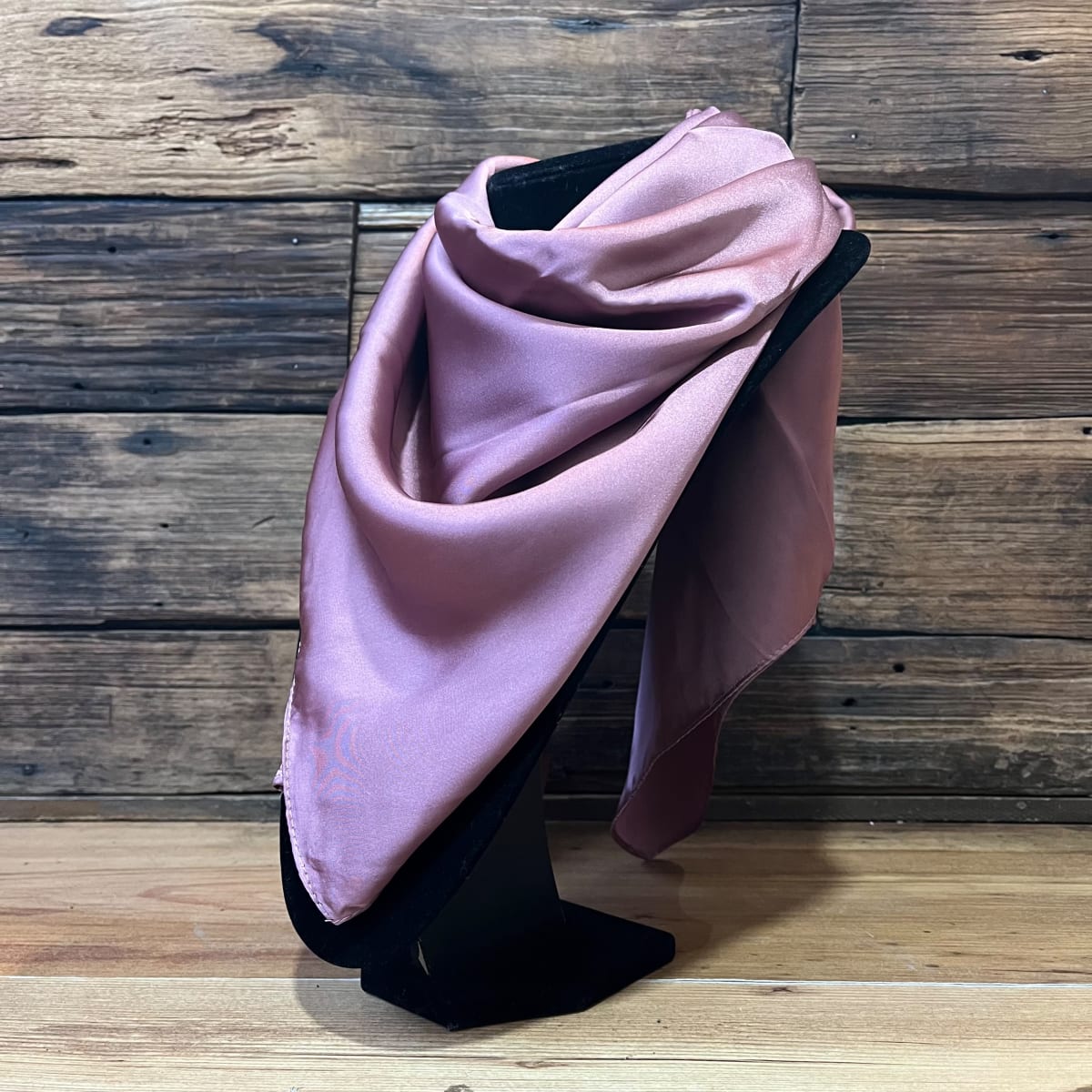 Pañuelo seda 90*90 cms malva rosa3