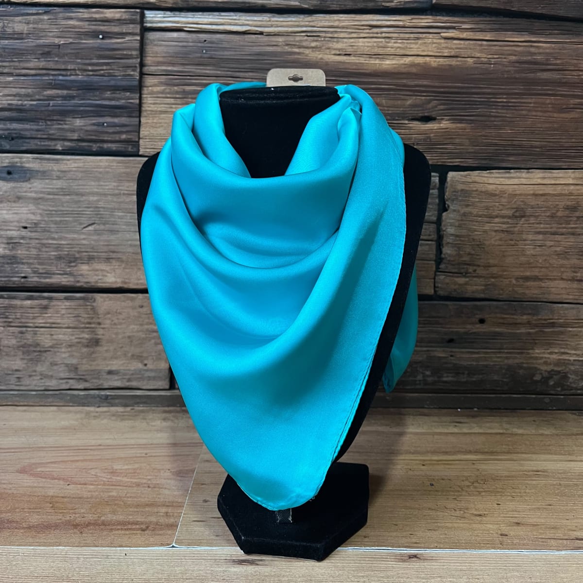 Pañuelo seda 70*70 cms turquesa2